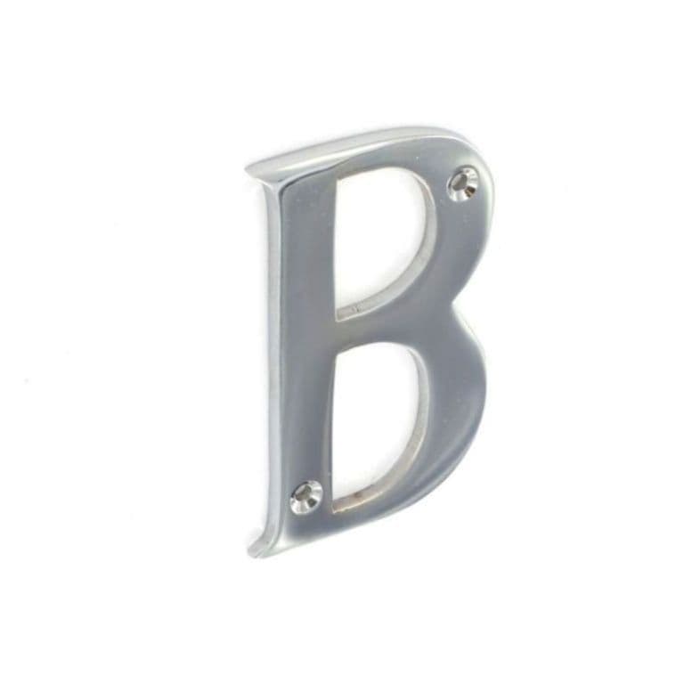 Securit Chrome Letter 75mm - B
