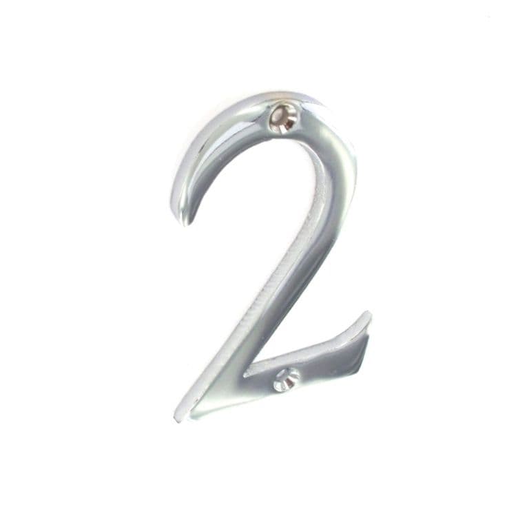 Securit Chrome Numeral 75mm - 2
