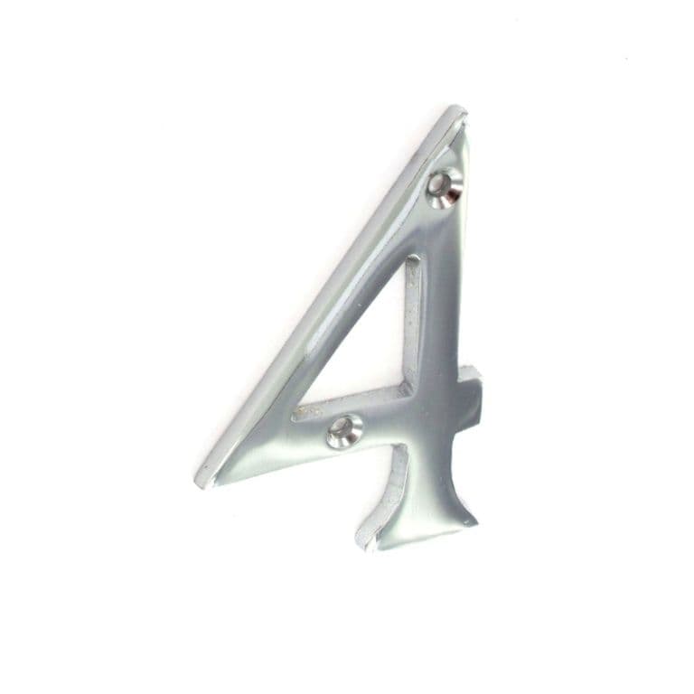 Securit Chrome Numeral 75mm - 4