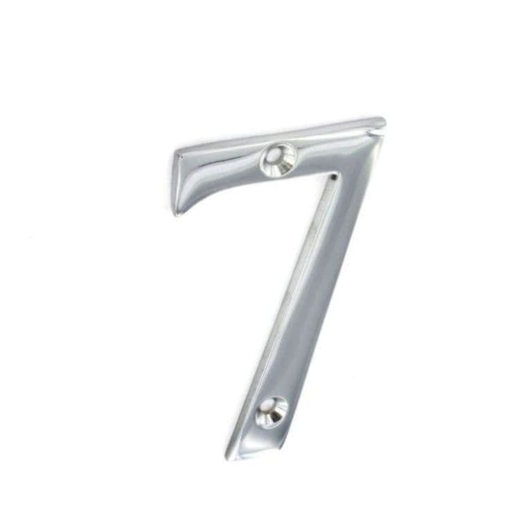 Securit Chrome Numeral 75mm - 7