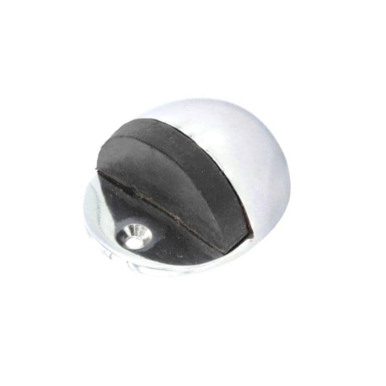 Securit Chrome Oval Door Stop - 50mm