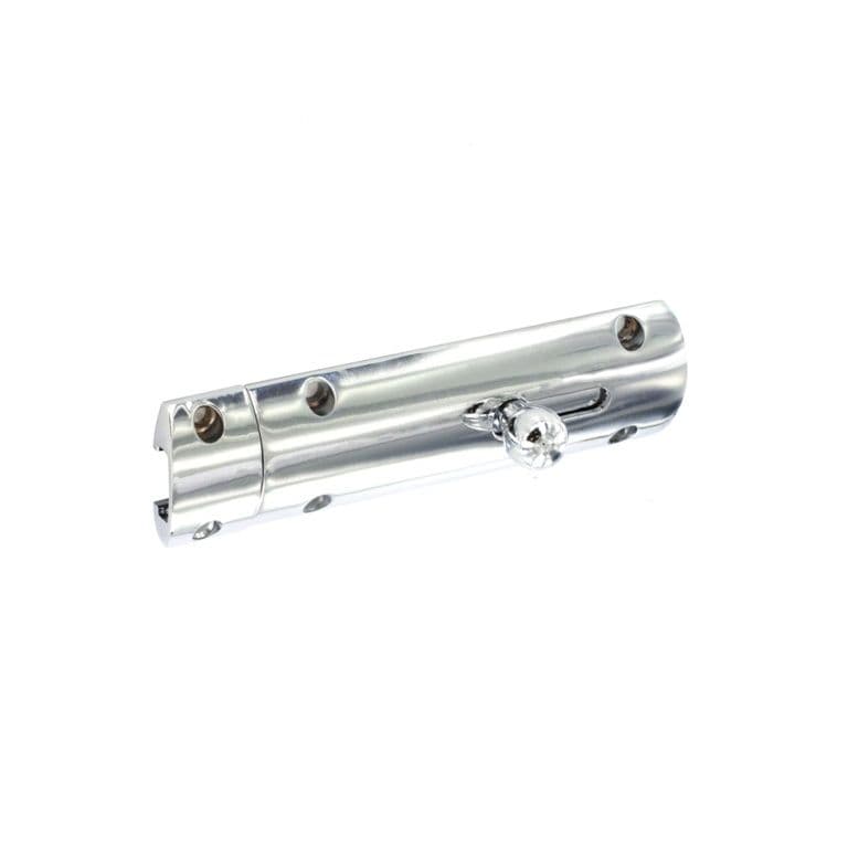 Securit Chrome Plated Modern Bolt - 100mm - Pack of 5