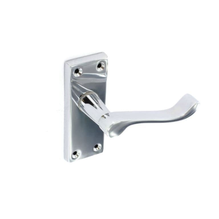 Securit Chrome Scroll Latch Handles (Pair) - 105mm