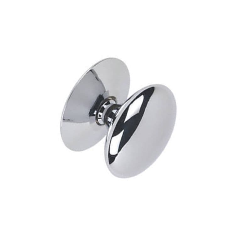 Securit Cupboard Knobs - 25mm CP - Pack of 5