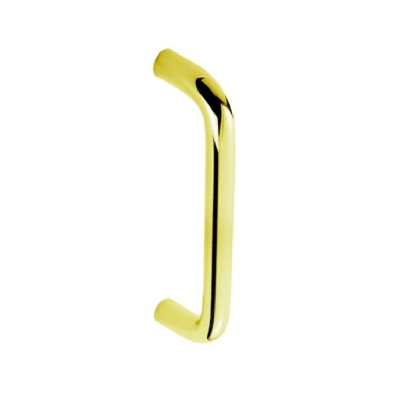Securit 'D' Handles - PB 96mm - Pack of 5