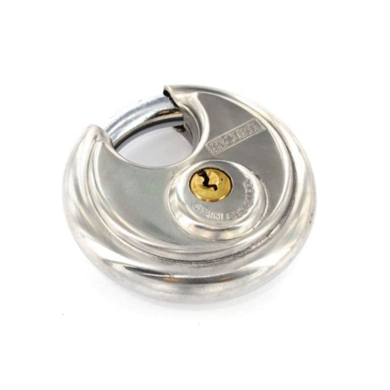 Securit Discus Padlock Stainless Steel - 70mm