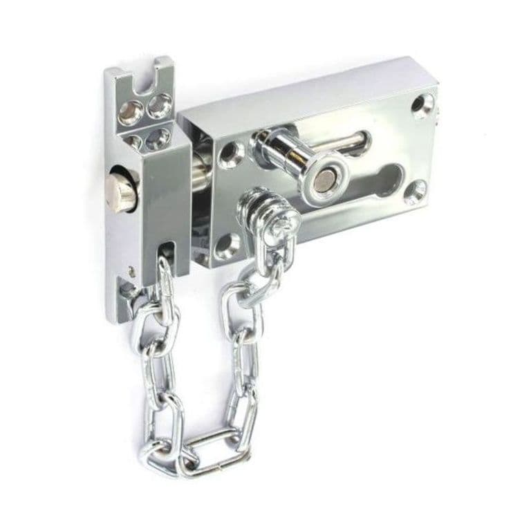 Securit Door Chain & Bolt - CP 80mm