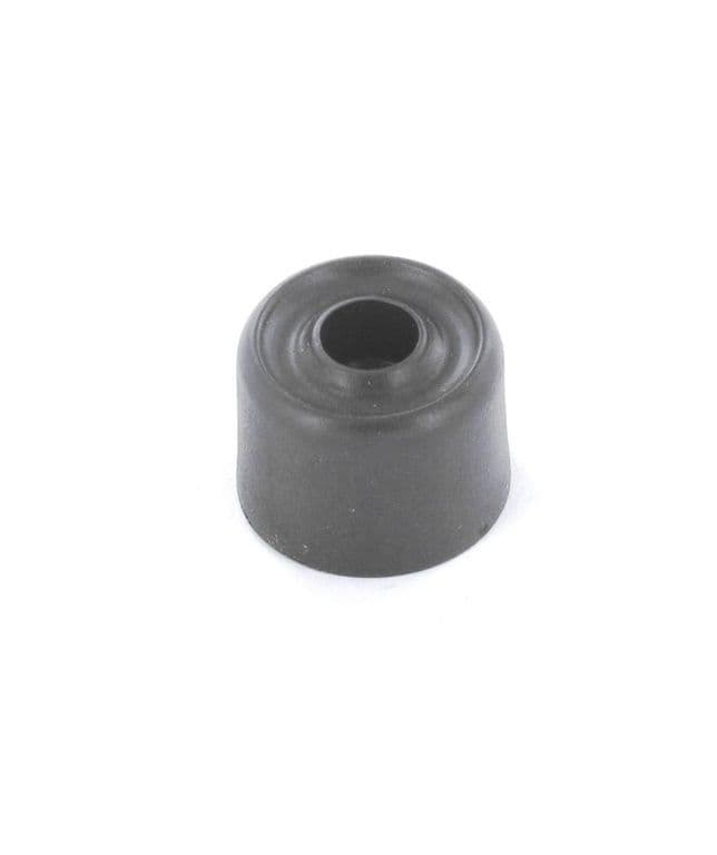 Securit Door Stops Black (2) - 30mm