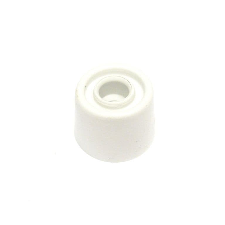Securit Door Stops White (2) - 30mm