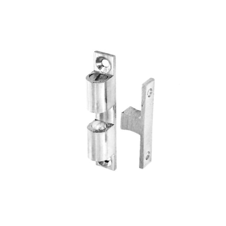 Securit Double Ball Catch - 50mm Chrome - Pack of 10