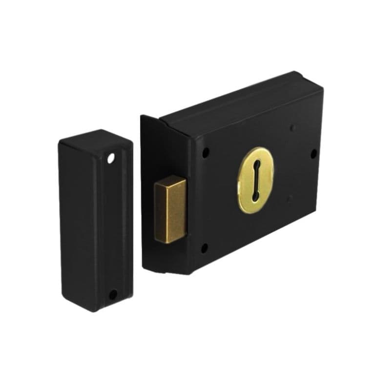Securit Double Handed Rim Deadlock Grey - 100mm
