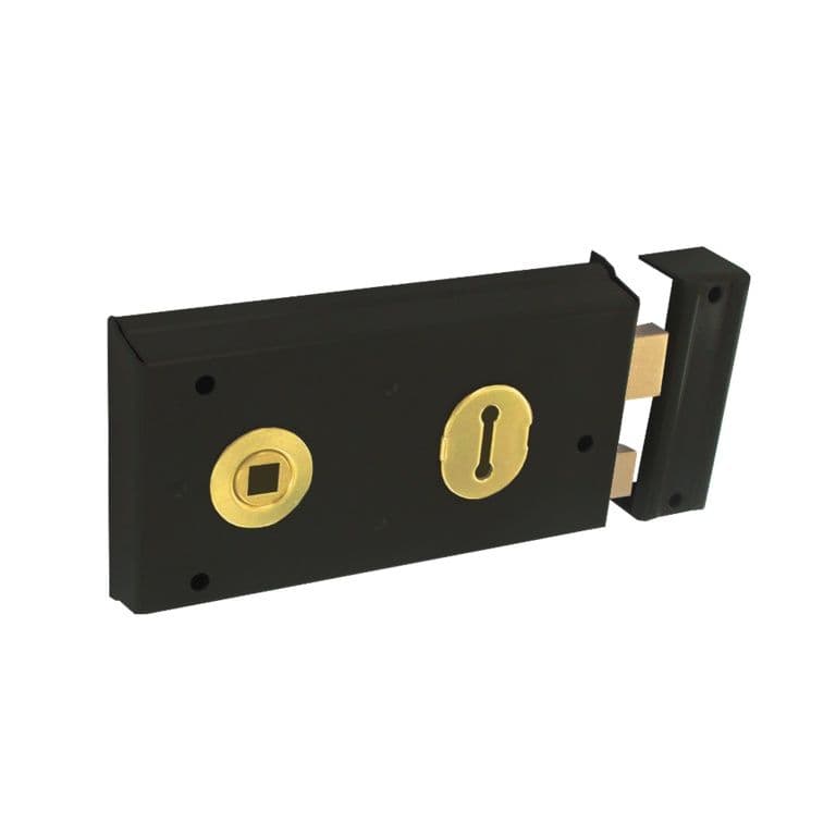 Securit Double Handed Rim Lock Grey - 140mm