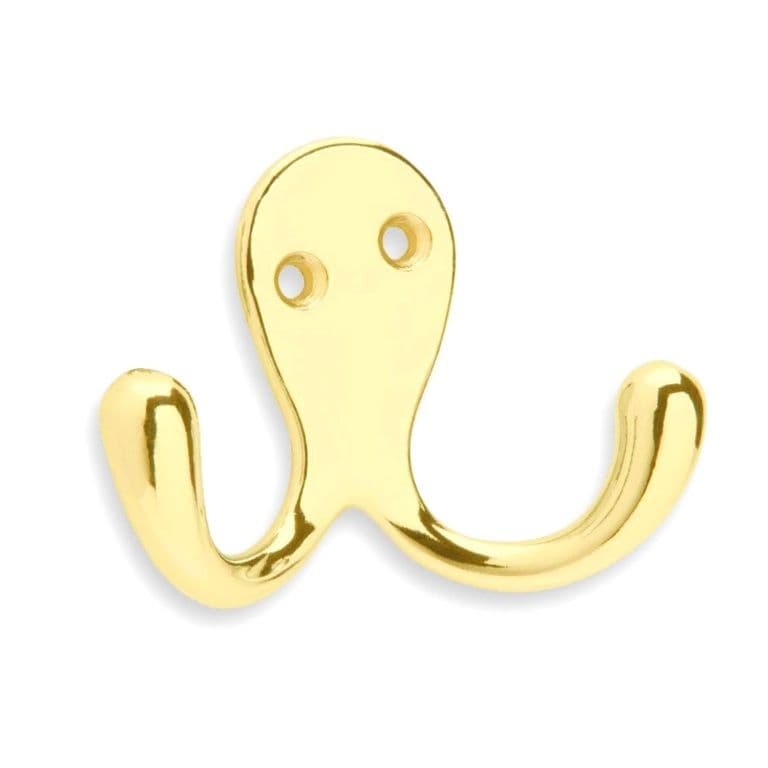 Securit Double Robe Hooks (2) - EB 70mm