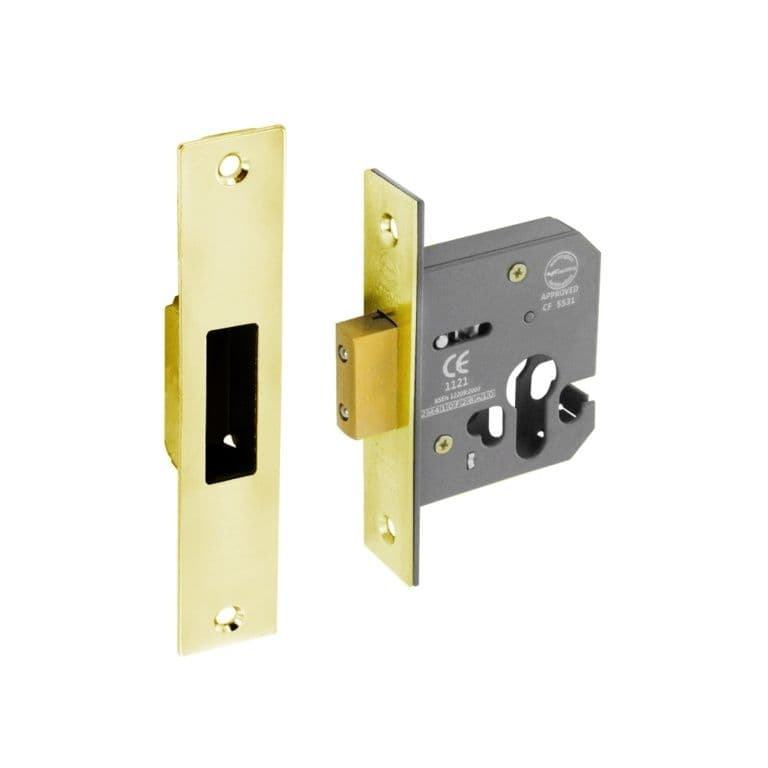 Securit Euro Deadlock Bp Bsen12209 - 63mm - Pack of 5
