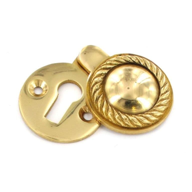 Securit Georgian Escutcheon Covered - 35mm - Pack of 5