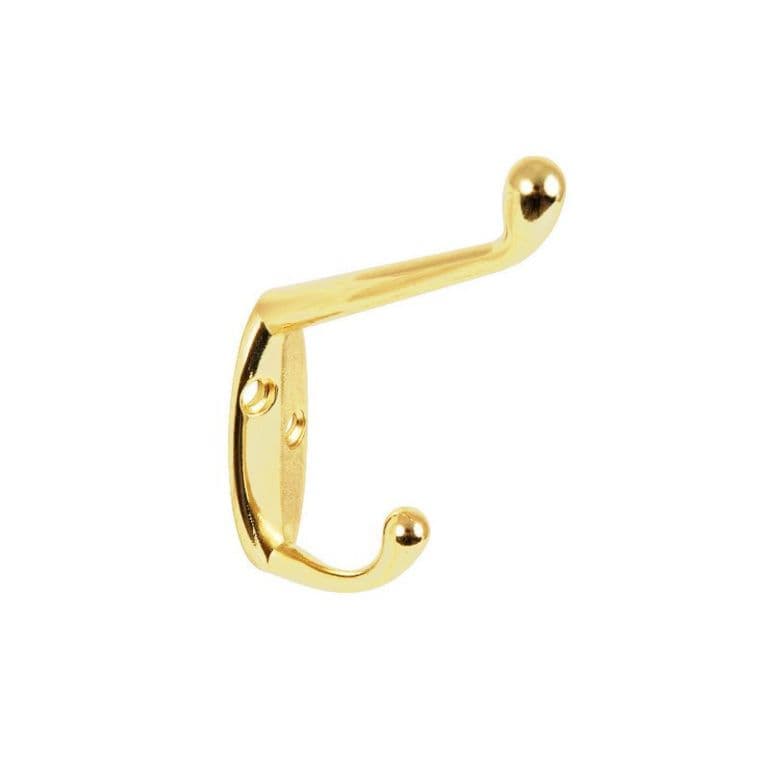Securit Hat & Coat Hooks (2) - EB 105mm