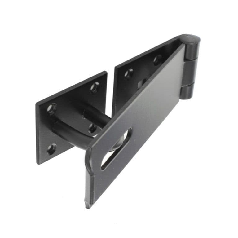 Securit HD Safety Hasp & Staple Black - 190mm