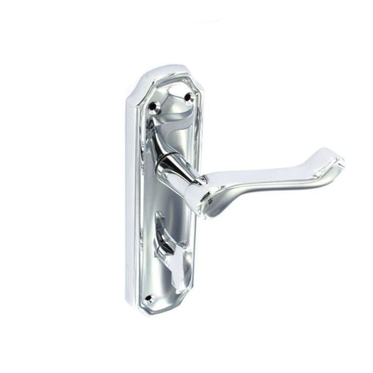 Securit Kempton Chrome Bathroom Handles (Pair) - 170mm