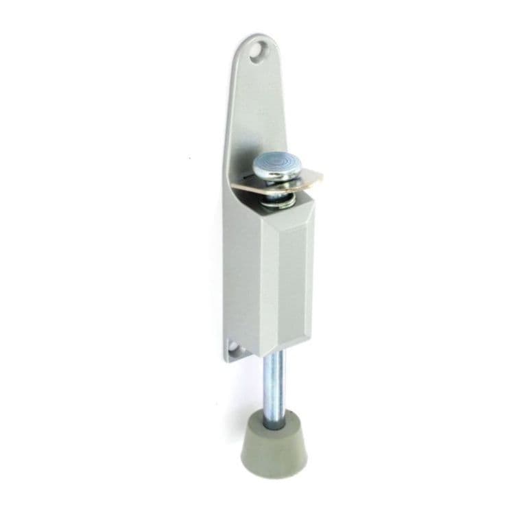 Securit Kick Down Door Stop Aluminium - 125mm