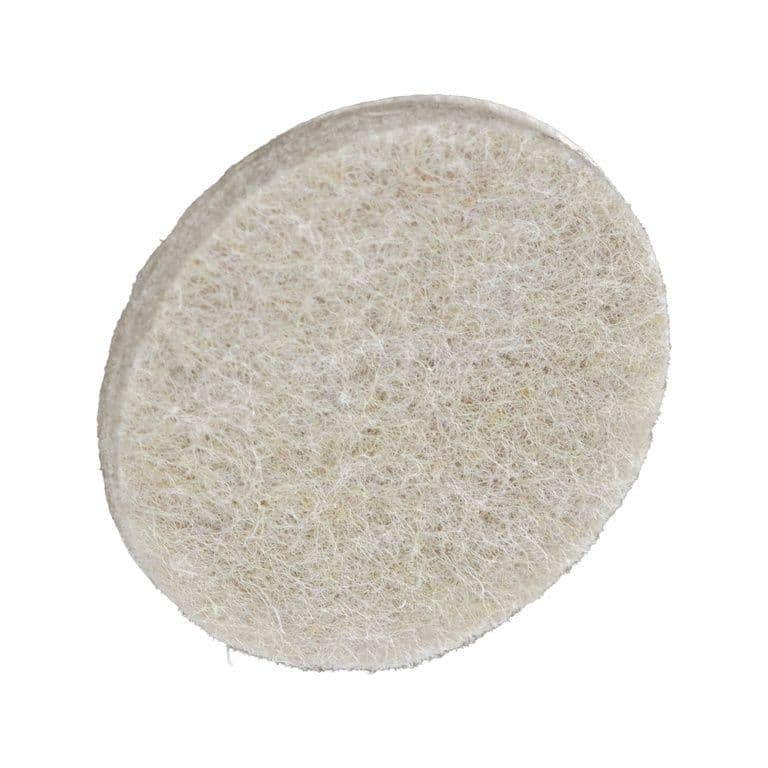 Securit Large Round Felt Pads - 75 x 5mm Pack 4
