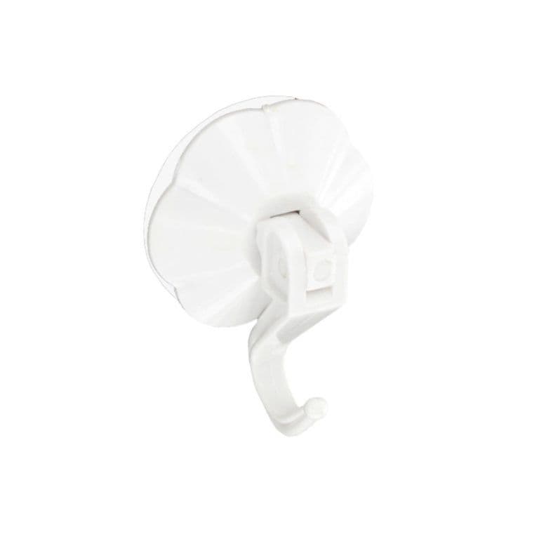 Securit Lever Suction Hook White (2) - 50mm