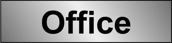 Securit Metal Effect Office - 200mmx50mm