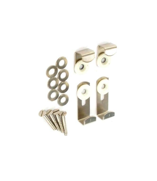 Securit Mirror Brackets Adjustable Nickel Plated - 1 Set