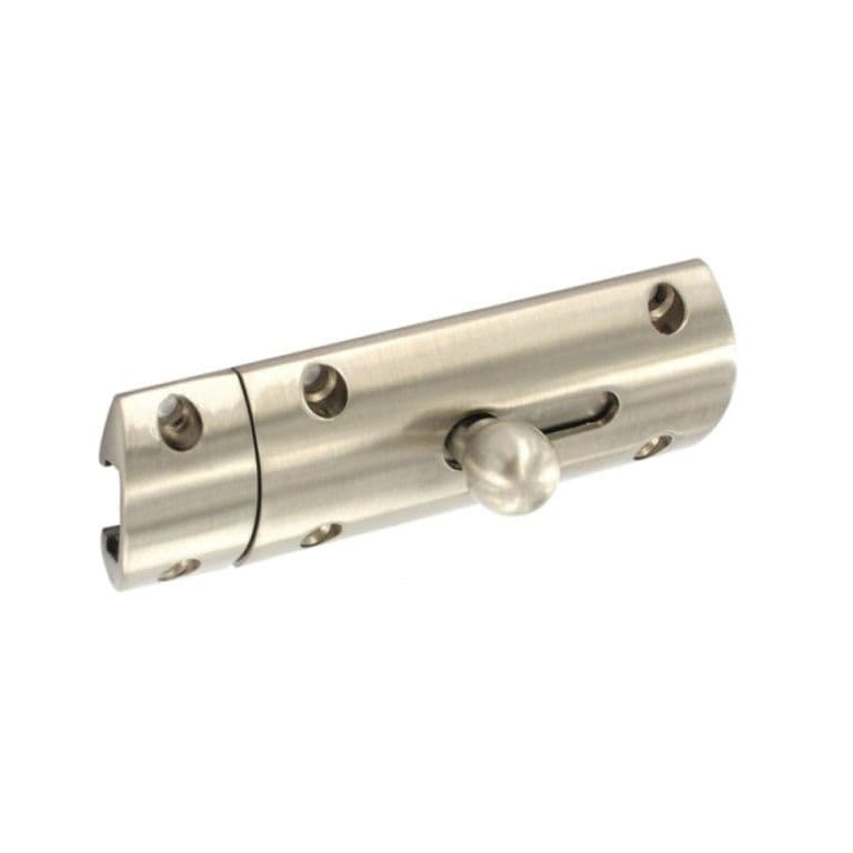 Securit Modern Bolt - 75mm Brass Nickel