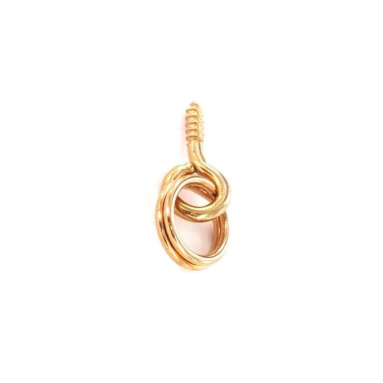 Securit Picture Screw Eye & Rings Coppered (4) - No.4