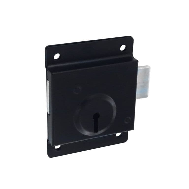 Securit Press Lock Black - 100mm