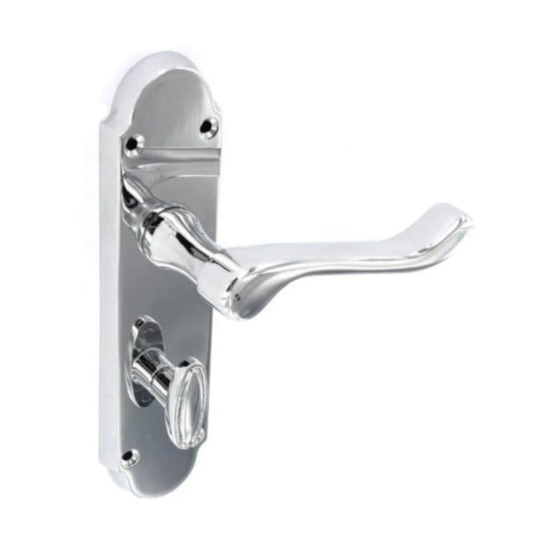 Securit Richmond Chrome Bathroom Handles (Pair) - 170mm
