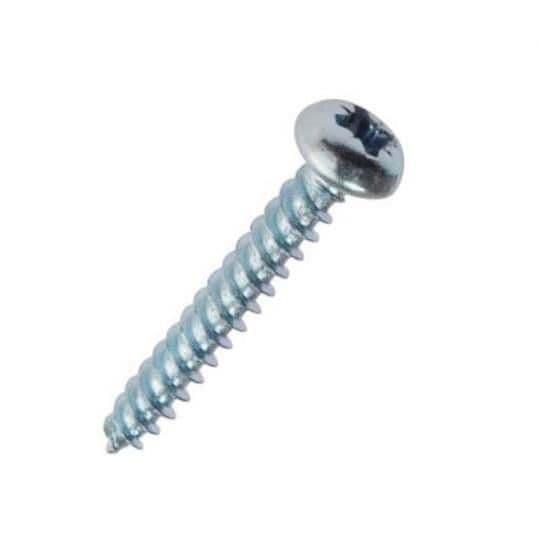 Securit Round Head Zp Screws, Pack of 10 - 4x40mm
