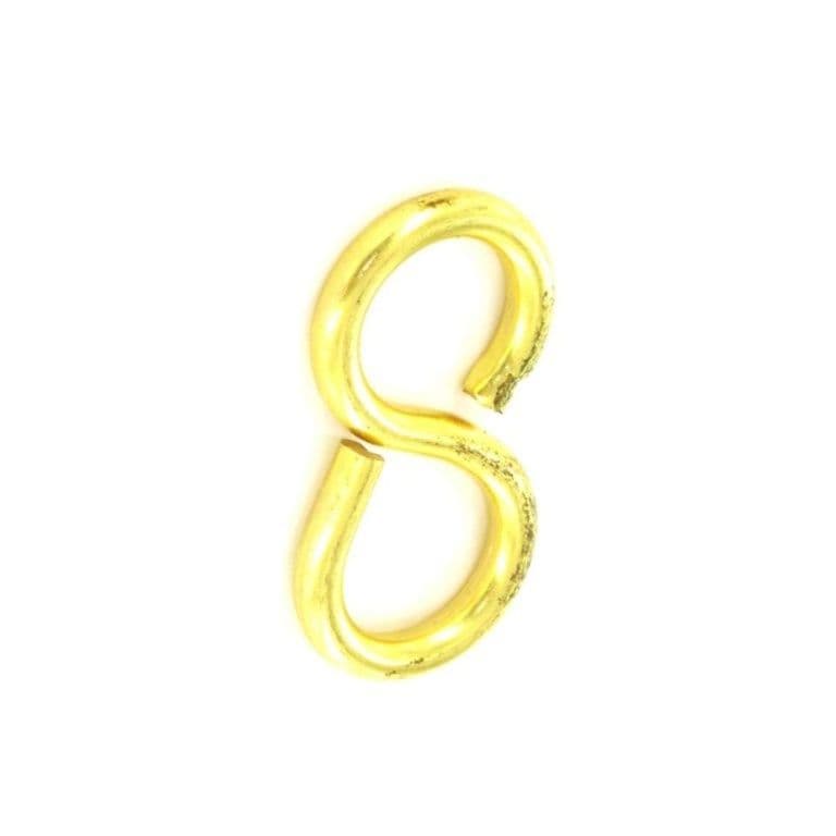 Securit S Hook Brass - 32mm SC - Pack of 10
