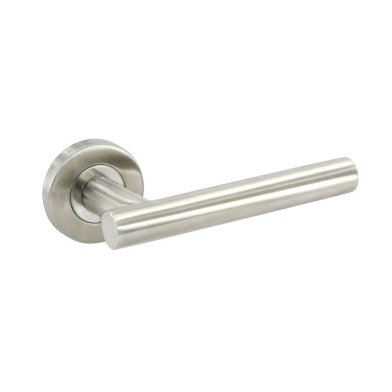Securit Satin Stainless Steel Latch Handles Bar (Pair) - 50mm