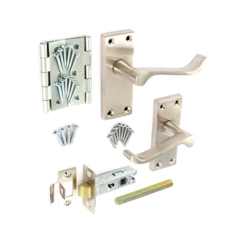Securit Scroll Internal Handle Pack - Nickel