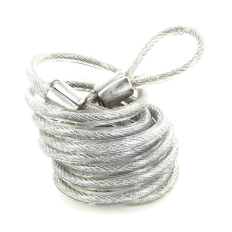 Securit Spiral Security Cable Double Loop - 2000mm