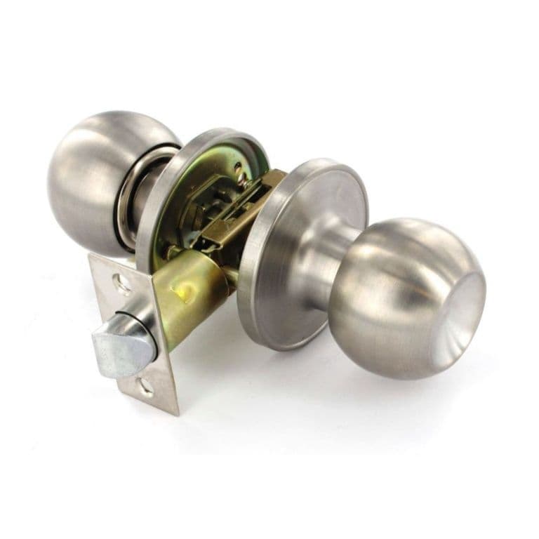 Securit Stainless Steel Passage Knob Set - 60mm/70mm