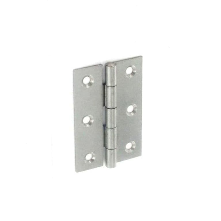 Securit Steel Butt Hinges Self Colour - 75mm (Pair)