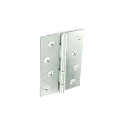 Securit Steel Butt Hinges Zinc Plated - 100mm 10 Pack