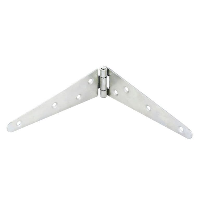 Securit Strap Hinges Zinc Plated (Pair) - 100mm (4")