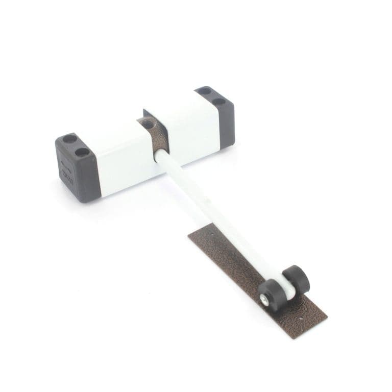 Securit Surface Fix Door Closer White - 100mm x 150mm