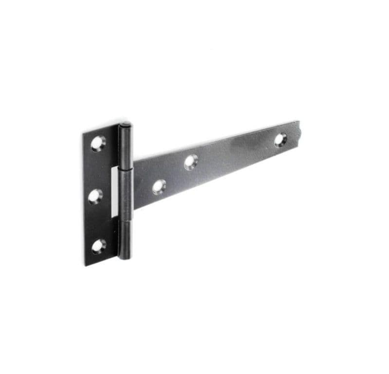 Securit Tee Hinges Light Black (Pair) - 200mm (8")