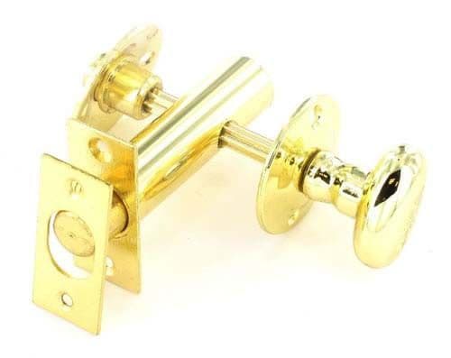 Securit Thumbturn Security Bolt & Release Brass (1 Set) - 60mm - Pack of 5