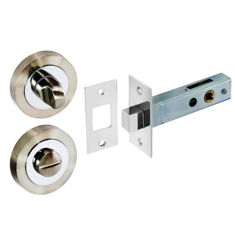 Securit Thumbturn With Deadbolt - 50mm SN/CP
