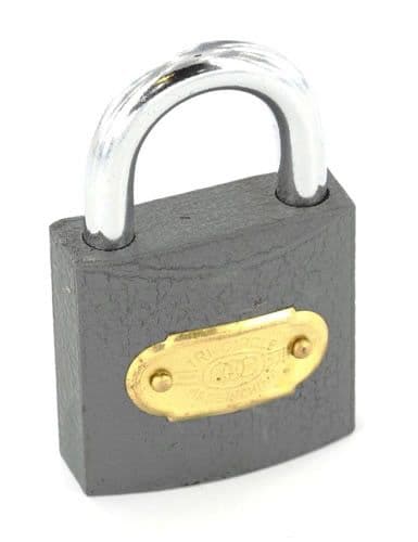Securit Tricircle Iron Padlock Brass Cylinder - 38mm