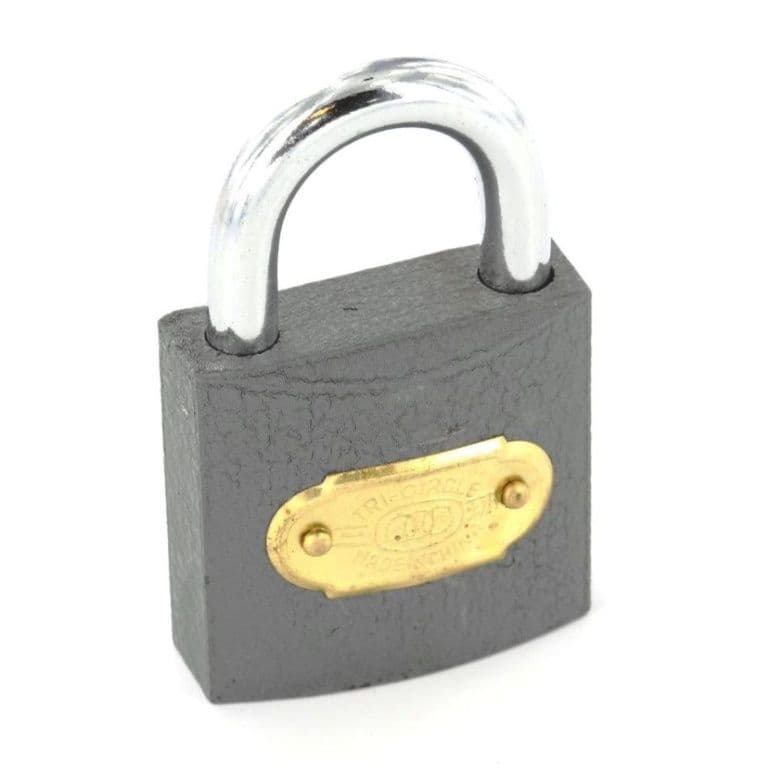 Securit Tricircle Iron Padlock Brass Cylinder - 63mm