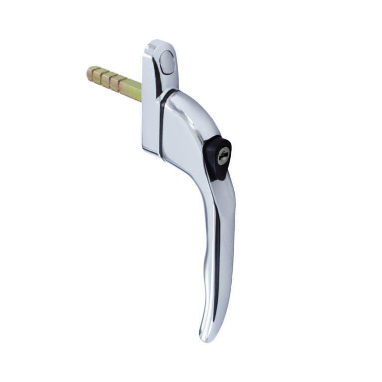 Securit Upvc Inline Espag Lock Window Handle - Chrome