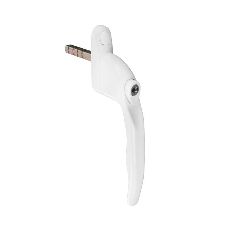 Securit Upvc Inline Espag Lock Window Handle - White