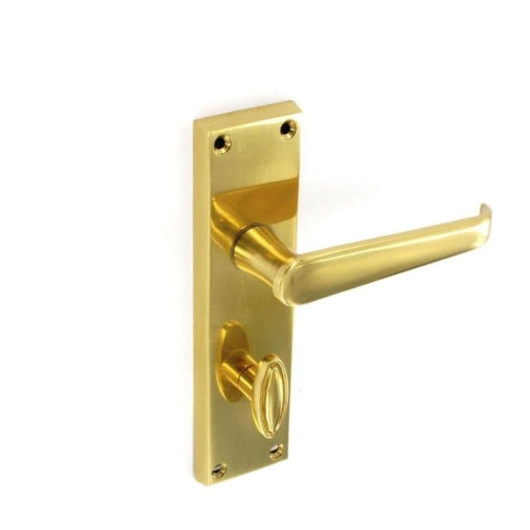 Securit Victorian Bathroom Handles (Pair) - 150mm