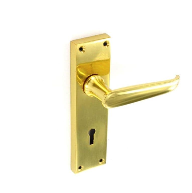 Securit Victorian Lock Handles (Pair) - 155mm